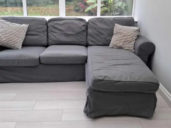 Ektorp 3 seater sofa with chaise longue