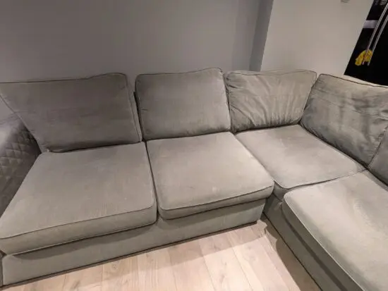 DFS charcoal corner sofa