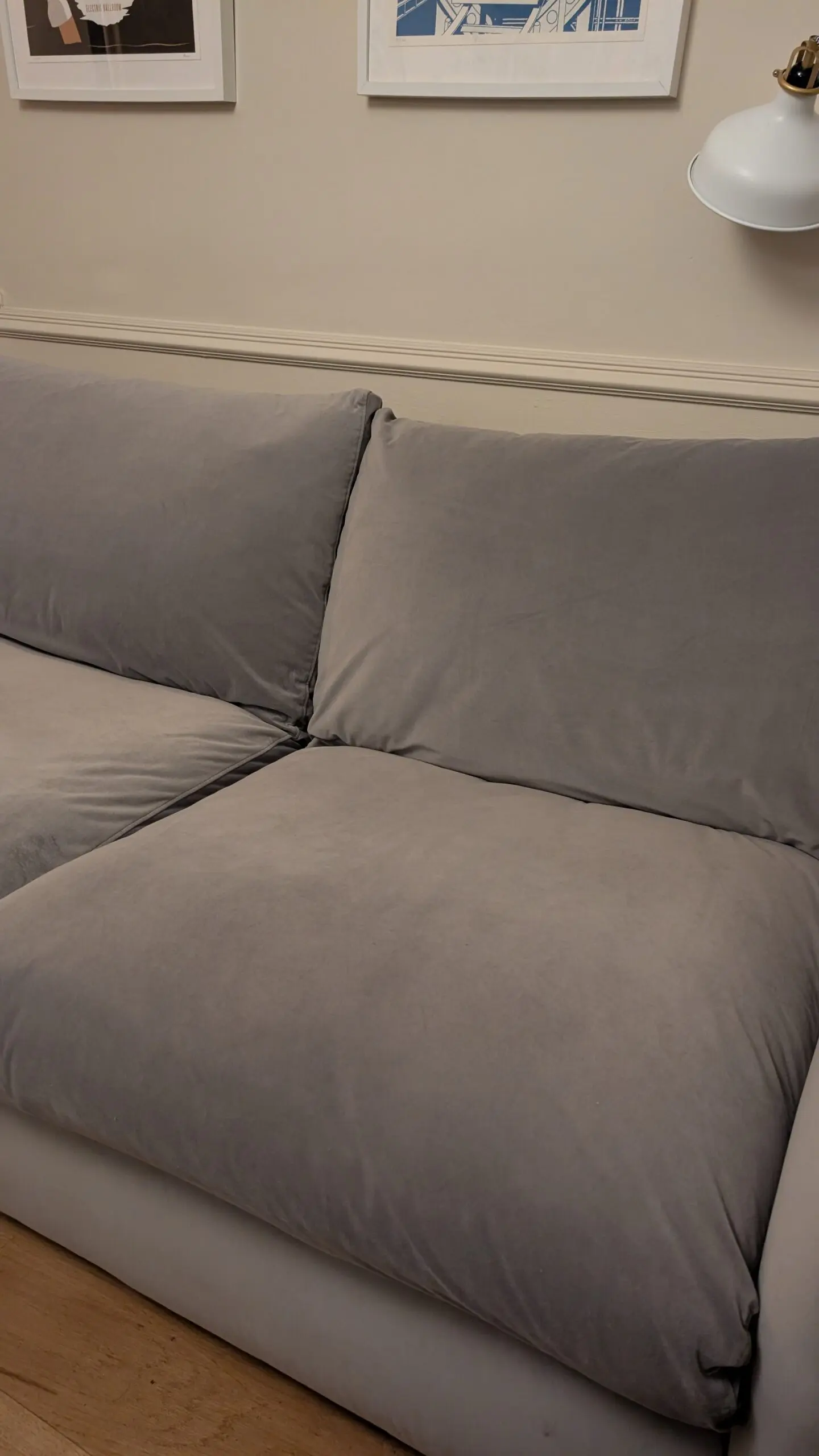 Snug Small Biggie 3 Seater Sofabed - Warm Grey