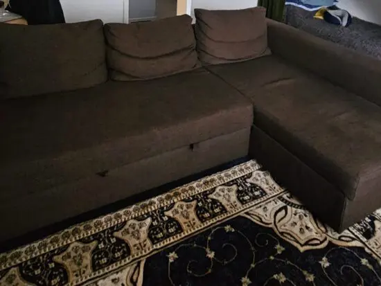 FRIHETEN L shape Sofa bed . Dark Brown color