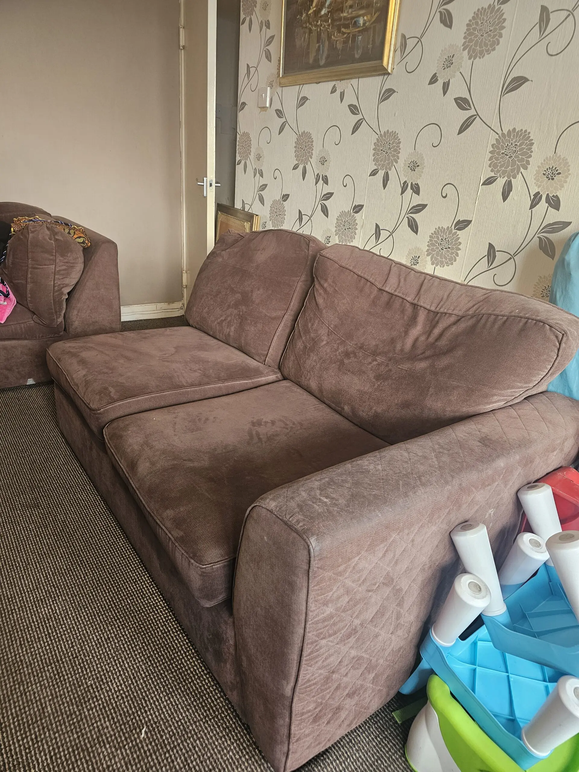 DFS brown Sturdy Sofa for sale