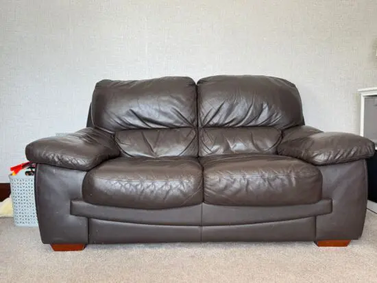 Free 3 and 2 Leather Sofas