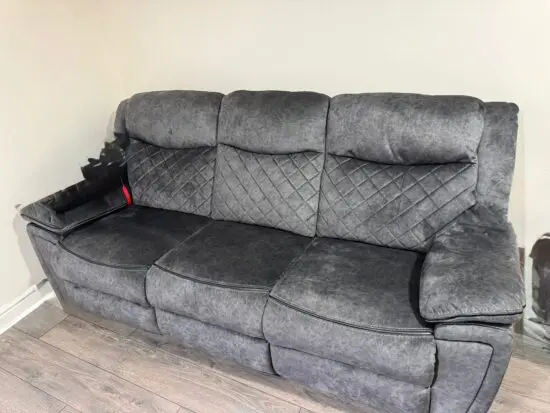 Grey Sofas 2x3 seater and 2x 2 seater