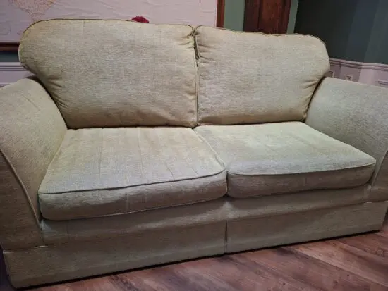 3 Seater Green Sofa