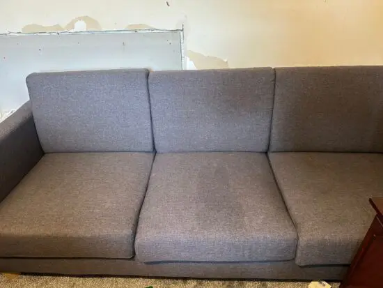 Grey 3 seater sofa