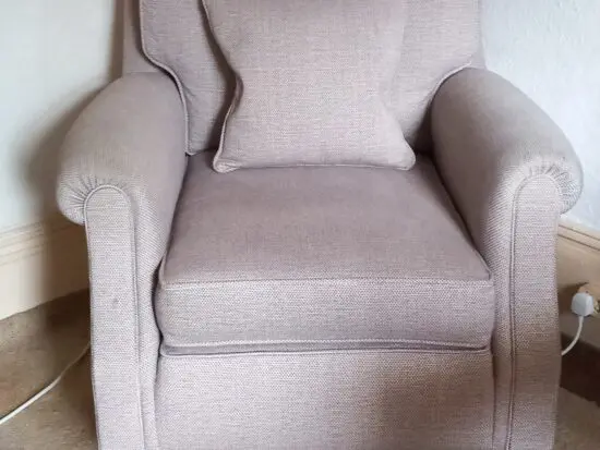 2 Beige/Oatmeal Arm Chairs