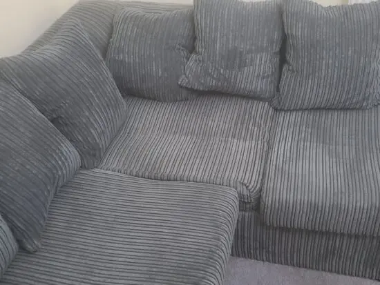 Grey corner sofa