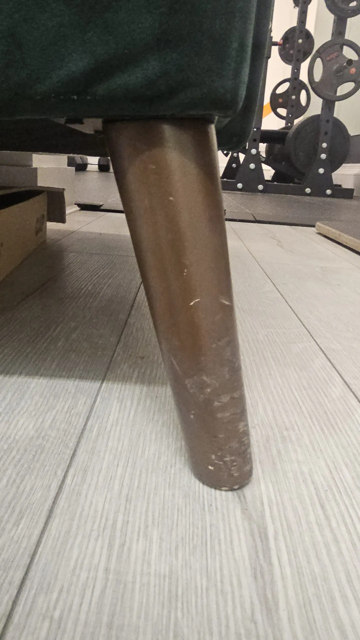 Green Velvet 3 Seater Sofa – Great Condition