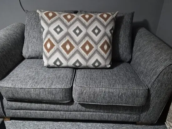 Lovely Dfs 2 seater grey sofa