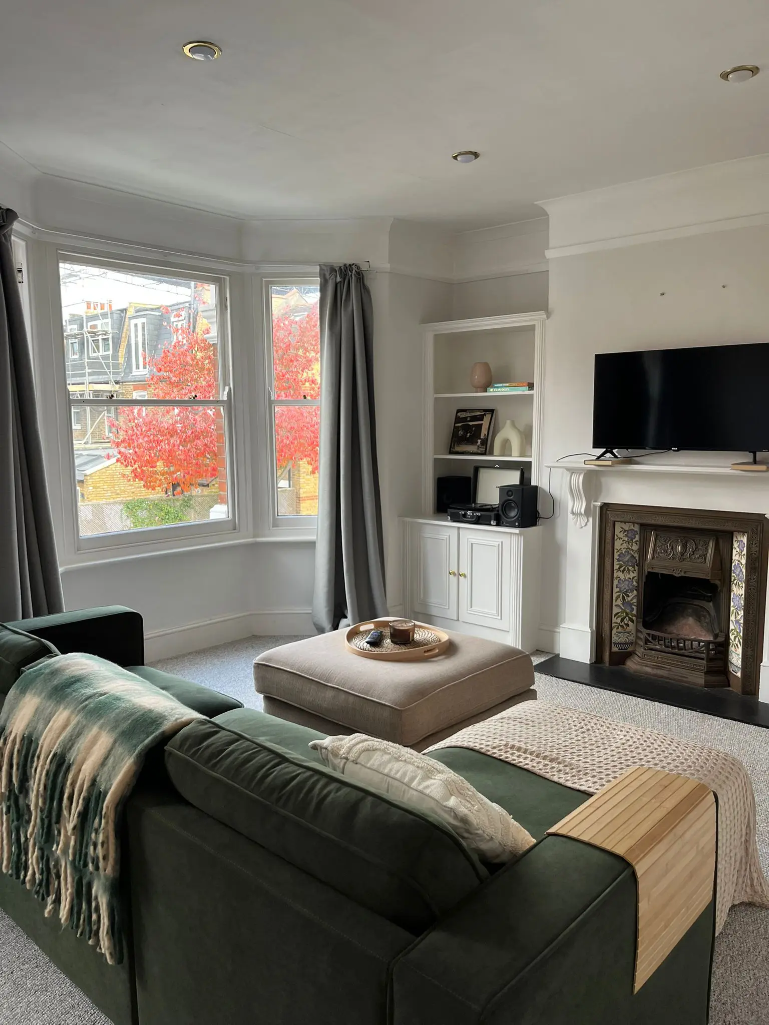 Soho Left Hand Storage Chaise Sofa - Dark Olive