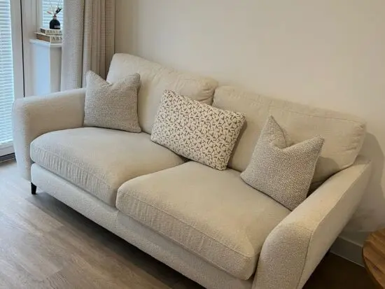 Sofology 3&2 seater The Hackney cream Boucle sofa
