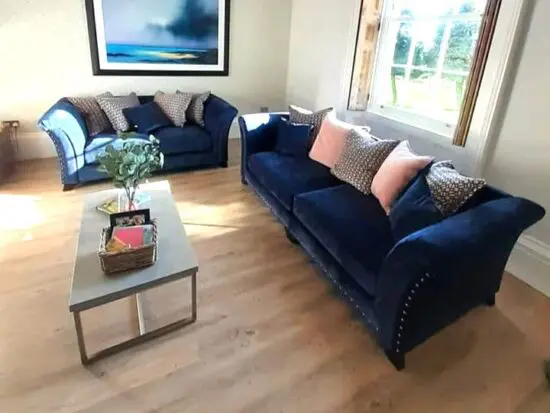 3+2 Harrison Sofa Set Blue Colour