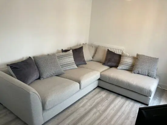 DFS Salcombe Pillow Back Left Hand Facing Arm Large Corner Group