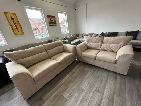 Chelsea 3+2 High Back Loveseat For Sale