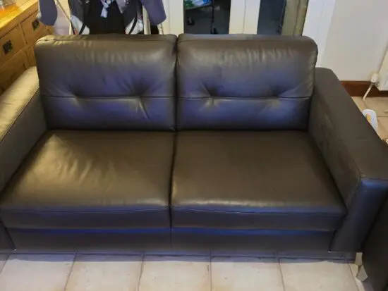 Natuzzi, Chocolate Brown, 2 seater sofa