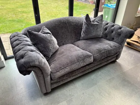 DFS Loch Leven Chesterfield Sofa Suite: 4 Seater Sofa