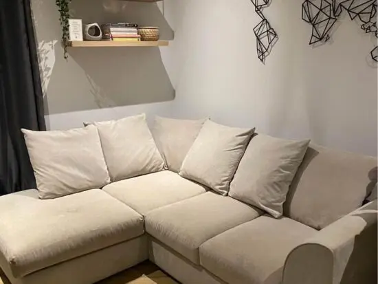 DFS Beige Corner Sofa