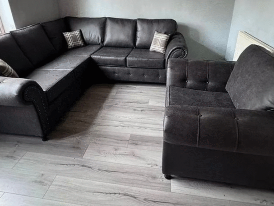 Never Used Leather Corner Sofa