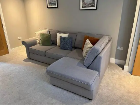 Grey L Shape corner Sofa