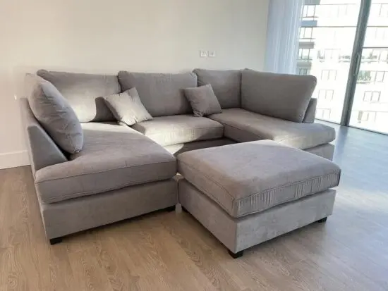 10/10 Condition !! 5 x Settes U Shape Corner sofa in Grey Color