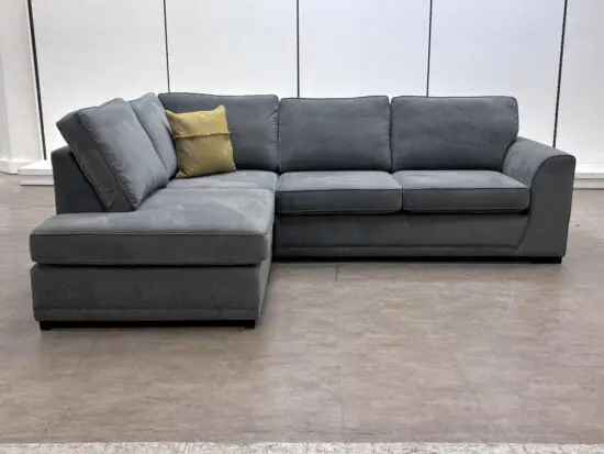 DFS ORKA Grey 4x Seater Corner Sofa