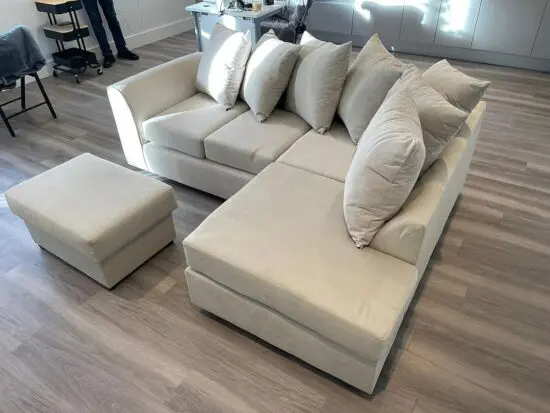 DFS Cream Colour Orka Corner Sofa