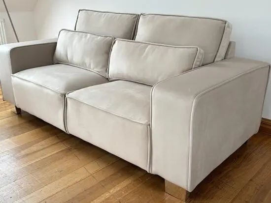 John Lewis 3 Seater & 2 Seater Luxury Sofa Set in Cream Color