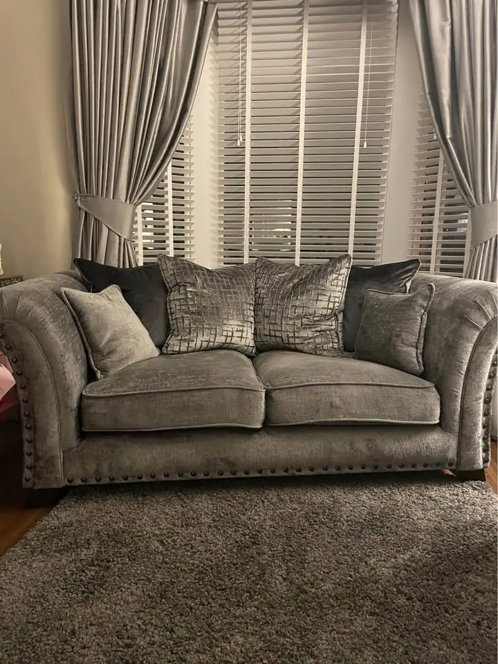 Next!! Grey 3x seater and 2x seater Harrison Sofa