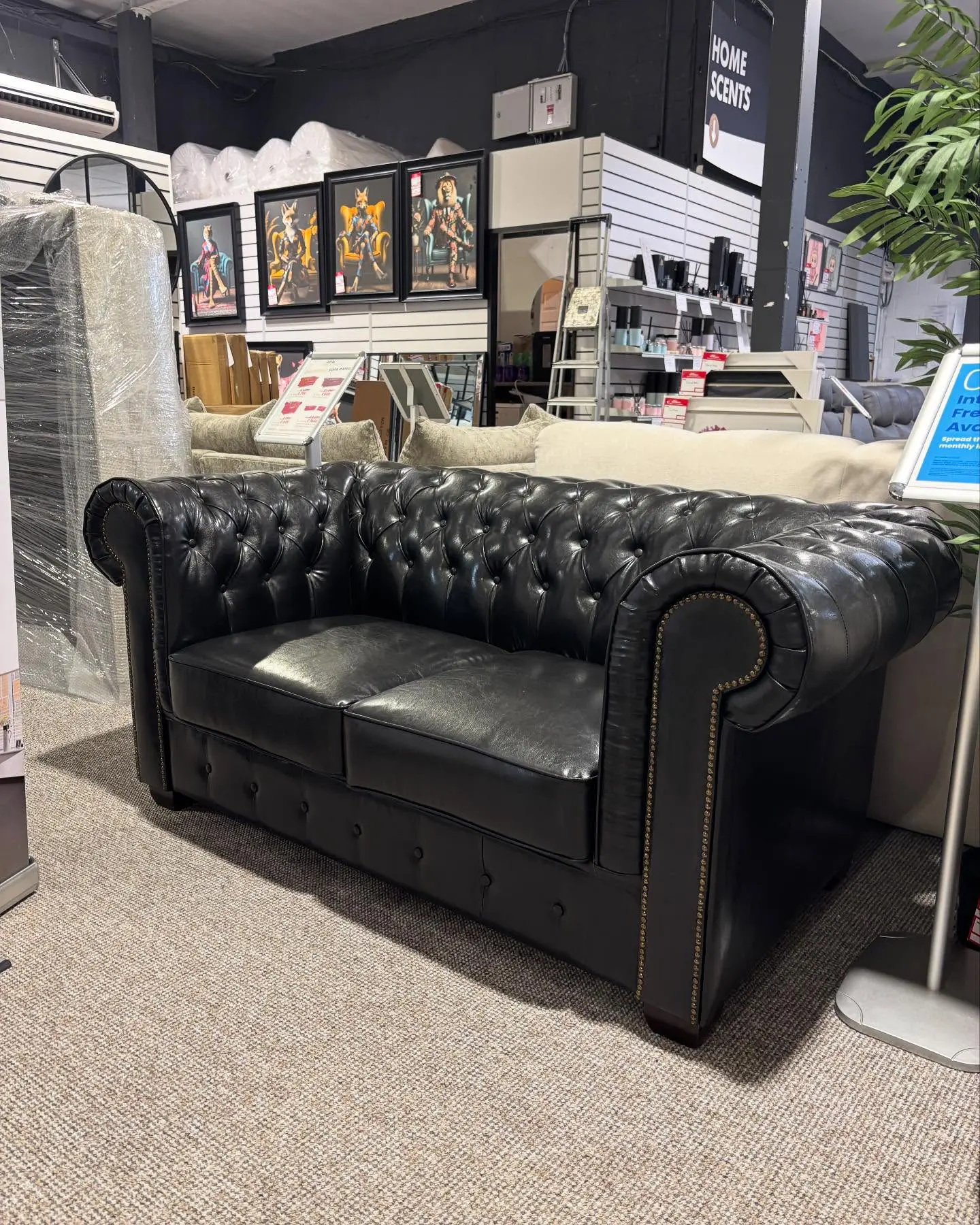 Chesterfield Leather 3x seater Sofa & 2x Seater Sofa Set