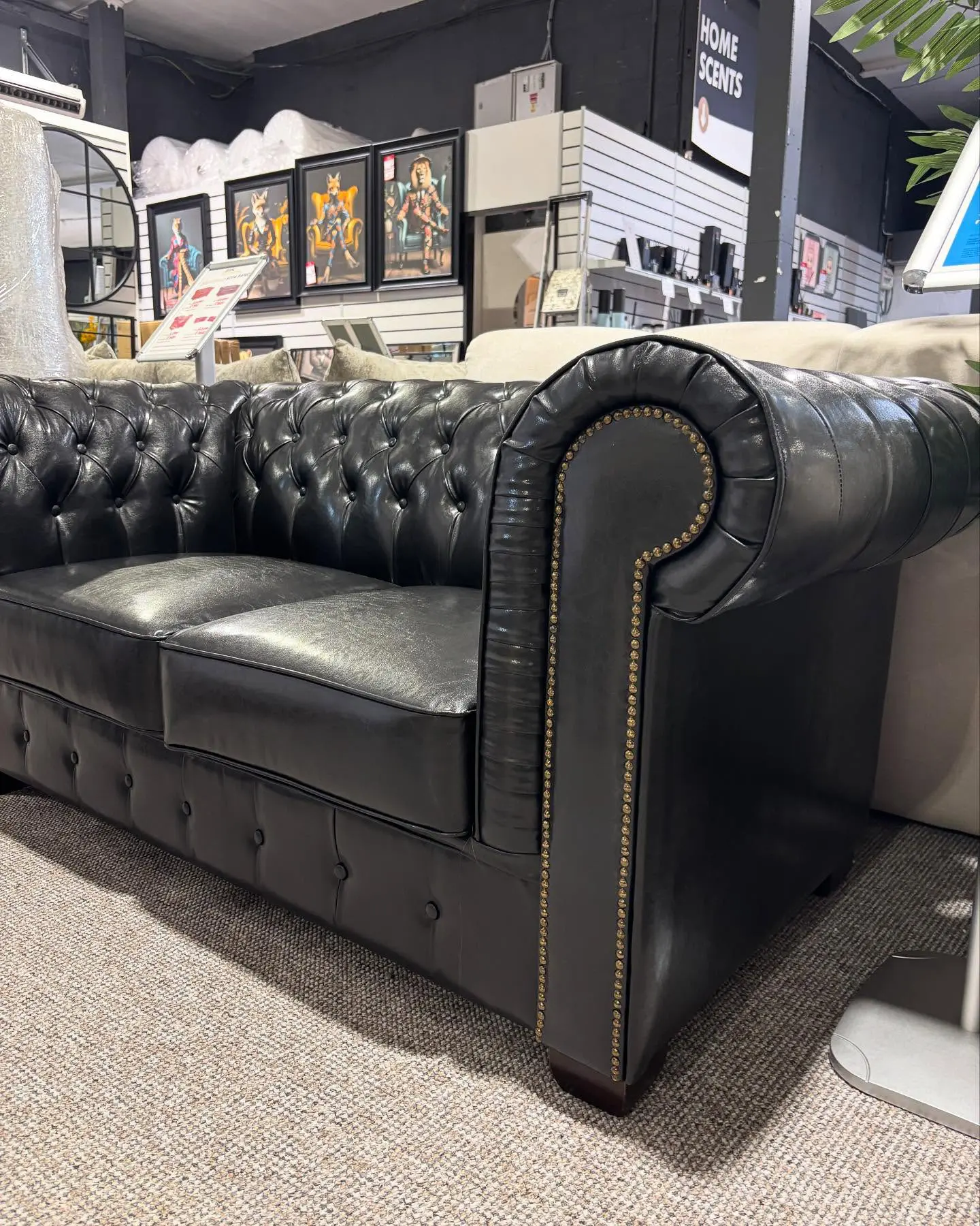 Chesterfield Leather 3x seater Sofa & 2x Seater Sofa Set