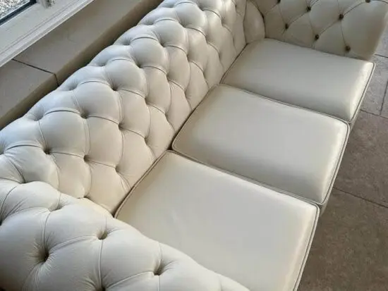 Chesterfield 3x Seater Leather Sofa & 2x Seater Leather Sofa