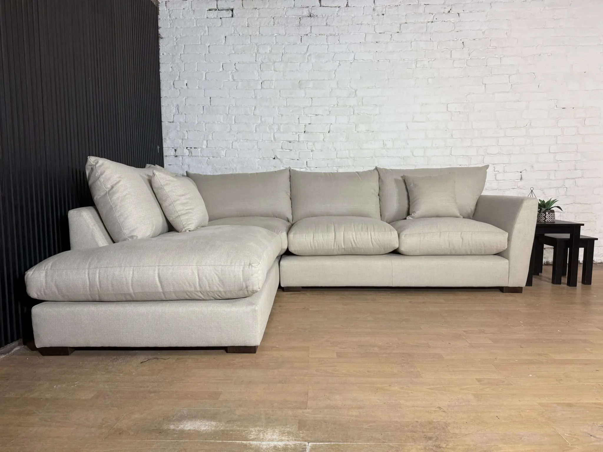 DFS 4 Settee Corner Sofa In Cream Color For Sale - Left Hand & Right Hand Orientation