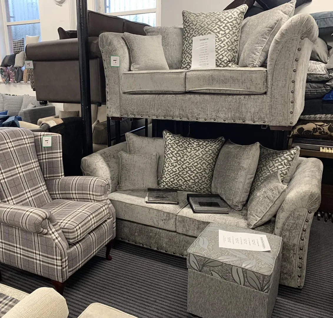 Harrison 3x seater & 2x Seater Sofa Grey Colour
