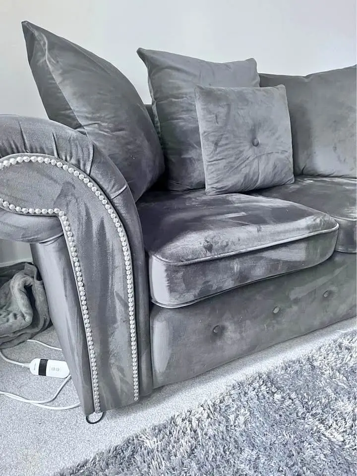 DFS 2x seater sofa and 3x seater Ashwin sofa Set in grey color