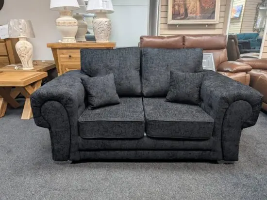 Chesterfield 3x seater & 2x seater Sofa Grey Colour