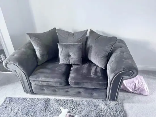 DFS 2x seater sofa and 3x seater Ashwin sofa Set in grey color