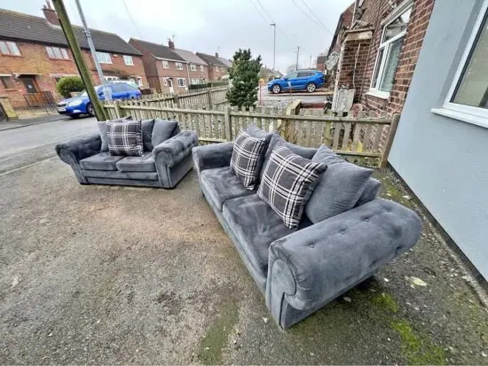 DFS!!! Grey 2x seater and 3x seater Verona Sofa