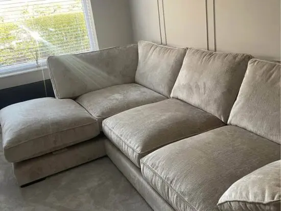 DFS 4x Seater Highback Corner Sofa Grey Colour