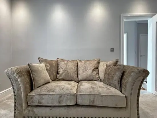 DFS 2x settee & 3x settee Harrison sofa Cream and Grey color