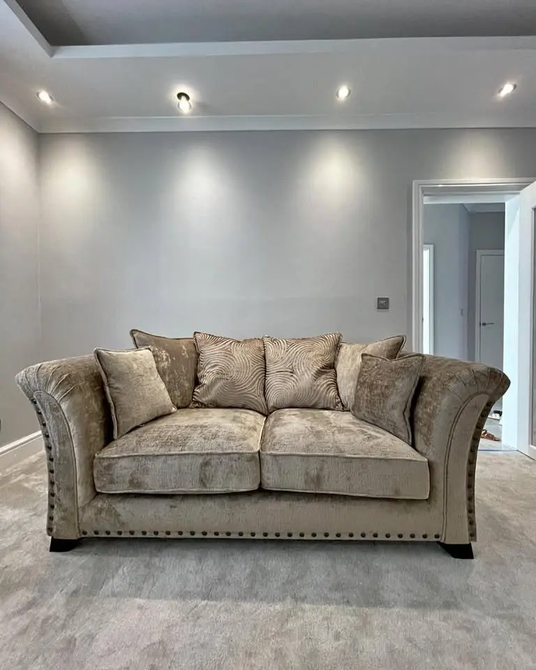 DFS 2x settee & 3x settee Harrison sofa Cream and Grey color