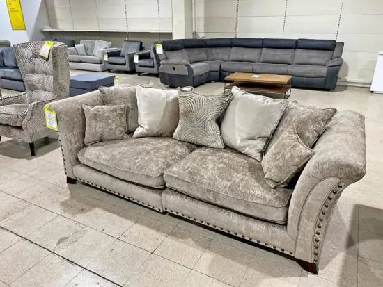 DFS!! Grey 3x seater and 2x seater Harrison sofa