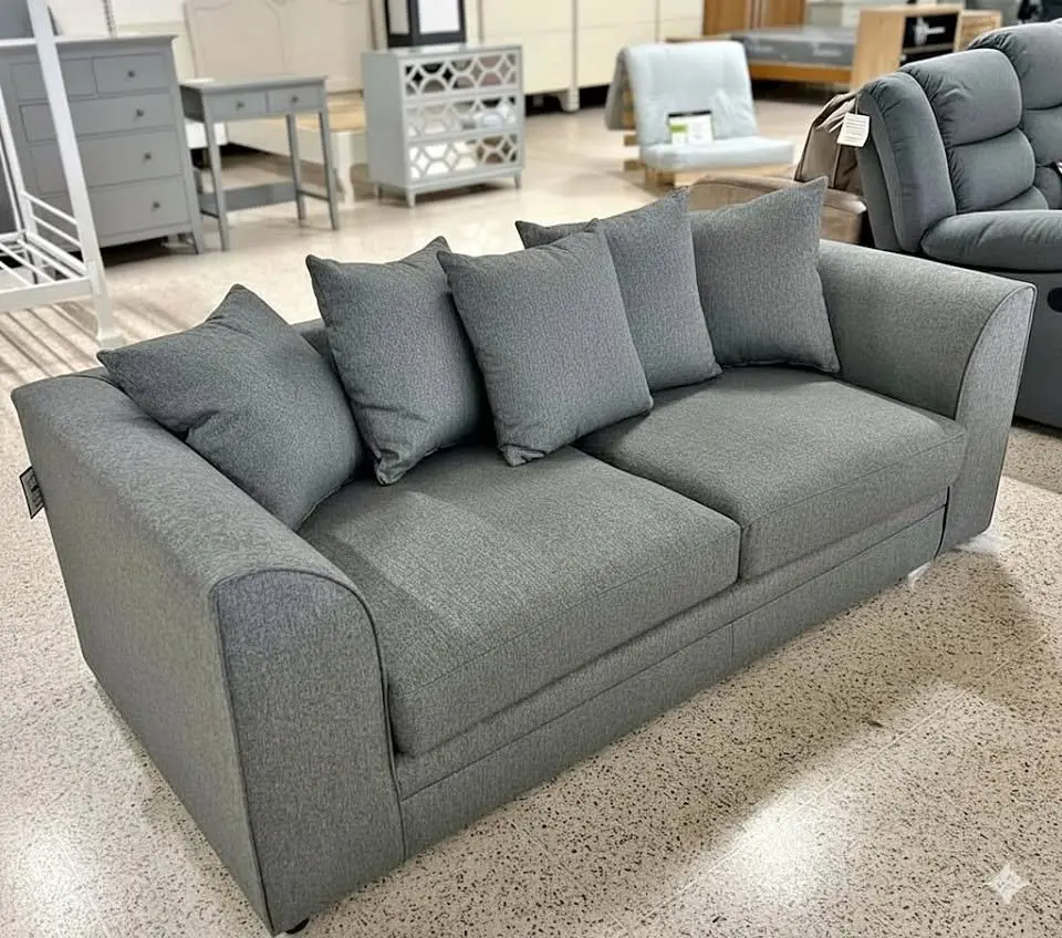 DFS Grey Dylan 2 seater sofa and 3 seater sofa
