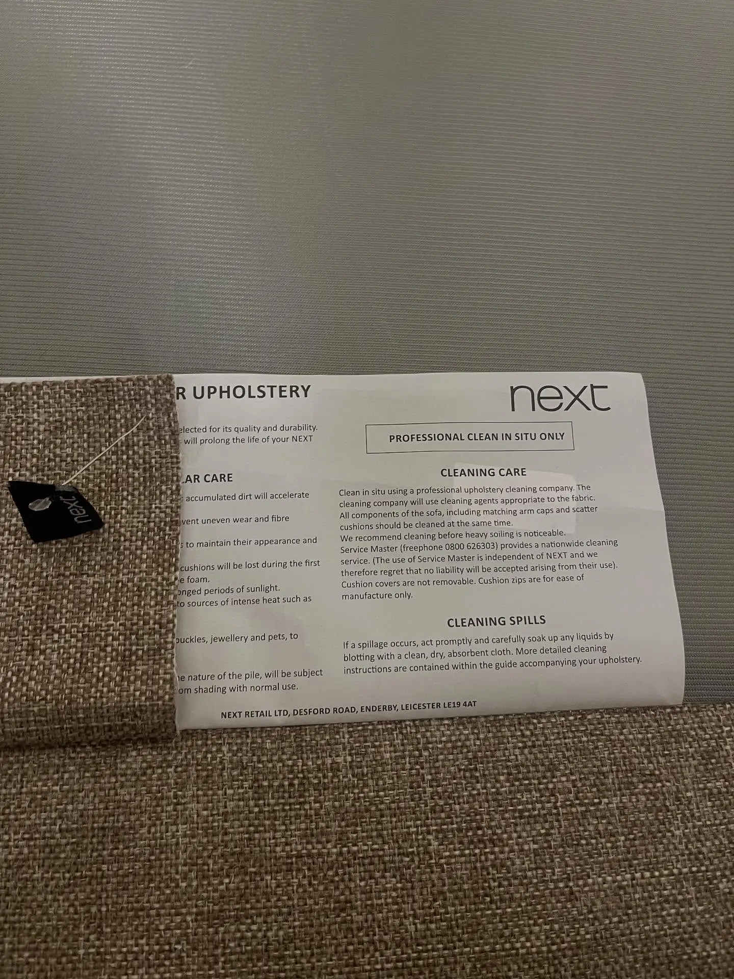 NEXT Beige L Shape Corner Sofa For Sale