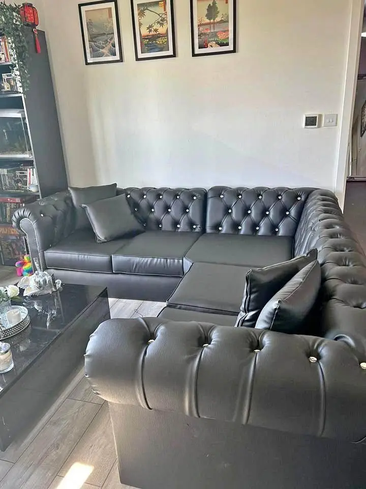 Chesterfield & Corner sofa Available Brand New Chesterfield sofas
