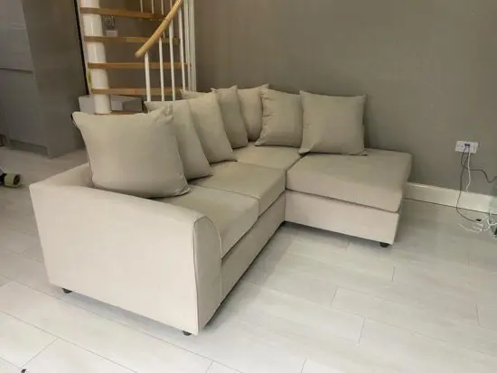 DFS Cream Orka Corner Sofa