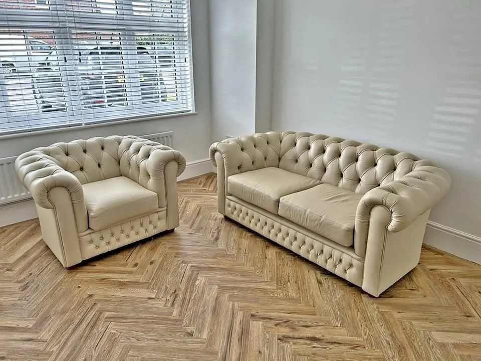 Chesterfield & Corner sofa Available Brand New Chesterfield sofas