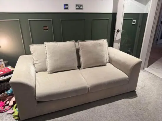 Orka DFS 3 Seater Sofa & 2x Seater Sofa in Beige Colour