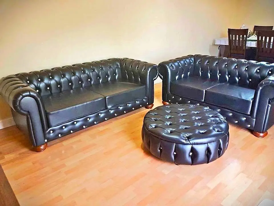 Chesterfield & Corner sofa Available Brand New Chesterfield sofas