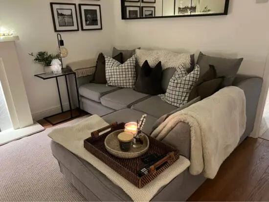 Next Grey Colour Corner Sofa