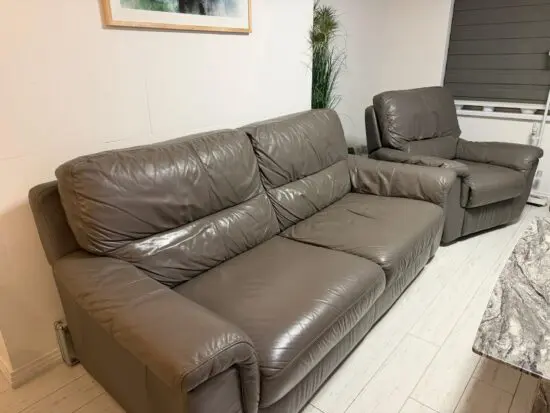 DFS Grey 3seater sofa set